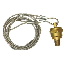 Air Tank Drain Valve & cable - 1/4 NPT